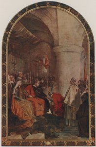 Willem I verleent een charter aan de burgers van Londen door John Seymour Lucas